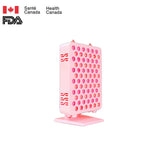 PRO100 72pcs LED dual Chips 8 Waves Desktop Led Red Light Therapy Machine Panel With Bluetooth & App Alarm Clock