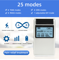 Digital Pulse Tens Massager Multiple Massage Modes Usb Rechargeable