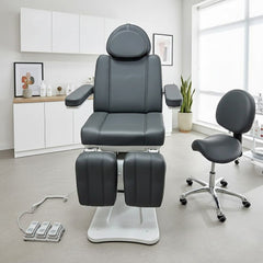 4 Motors Podiatry Chair With Split Legs And Waste Tray C513 - Greenlife - Podiatry Chair