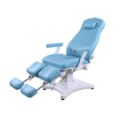 2 Motors Electric Pedicure Podiatry Chair With Usb Port Swivel Legs - Greenlife MED - Podiatry Chairs