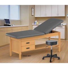 Clinic-2 Series Hardwood Leg Support Treatment Tables