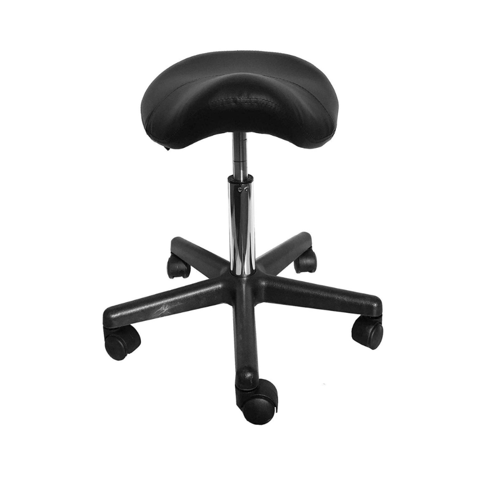 Choice Hydraulic Adjustable Height Rolling Saddle Stool - RSS411