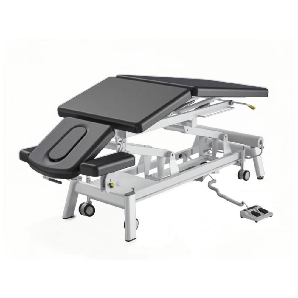 Vivinova ® German Dewert ® Motor Infinity Electric Height Adjustable Physiotherapy Equipment Massage Table Treatment Bed - Grey , for Chiropractor RMT Clinic