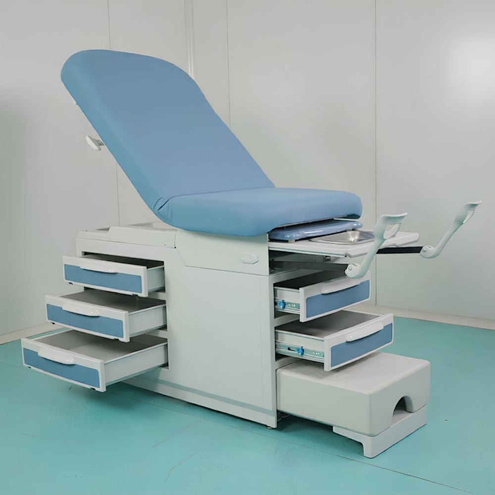 Medical Gynecological Examination Chair Exam Table with Drawers CE/ISO Certified - GREENLIFE MED - Gynecological Examination Chair