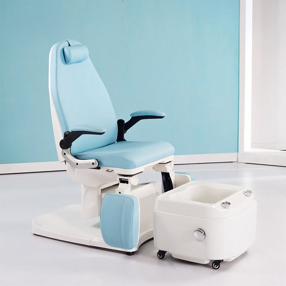 3 Motors Electric Podiatry Chair Foot Care Massage Bed - Greenlife MED - Podiatry Chairs