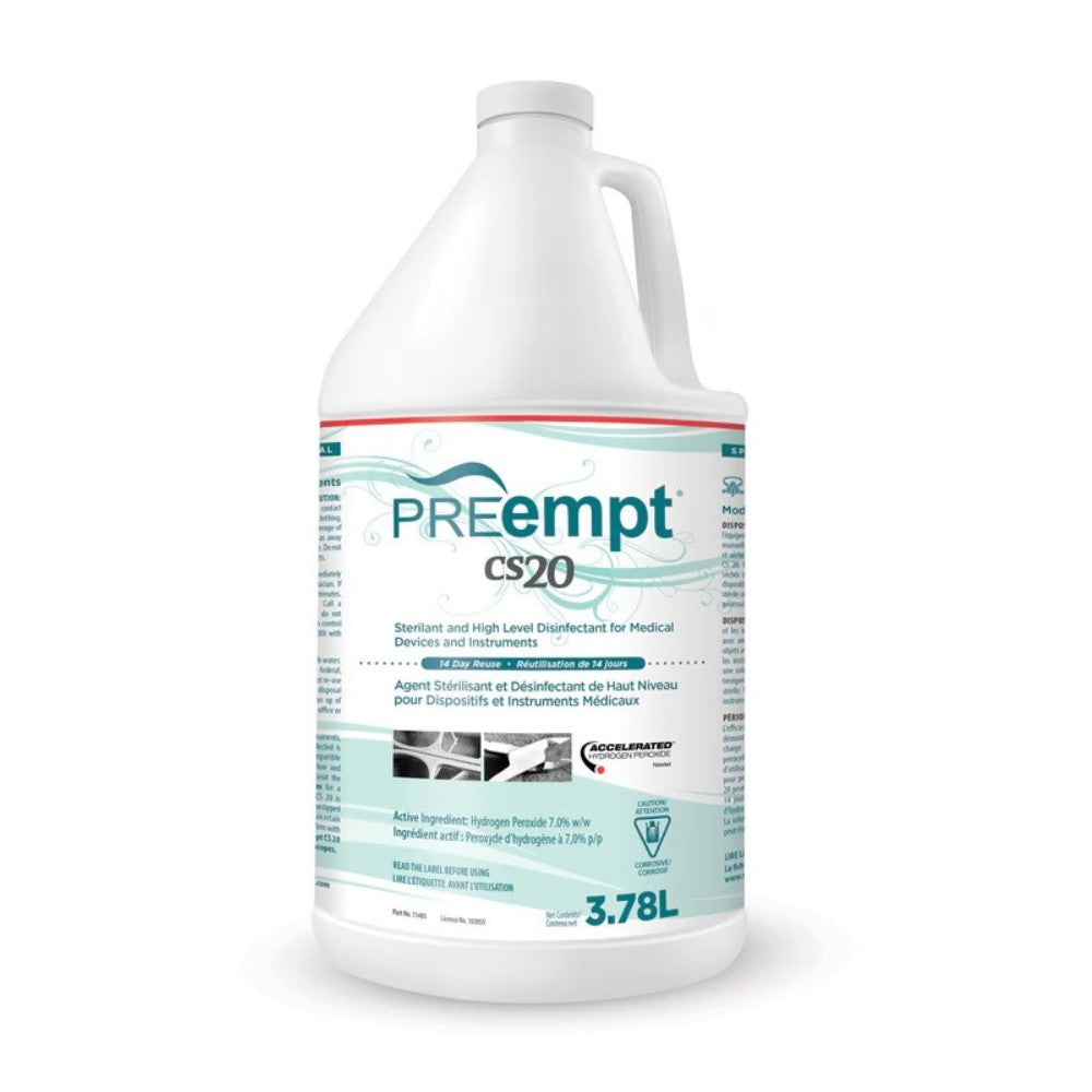 PreEmpt CS20 Sterilant and High Level Disinfectant 1L PRE-11401 / 3.78L PRE-11405 - GREENLIFE - Cleaning & Disinfecting