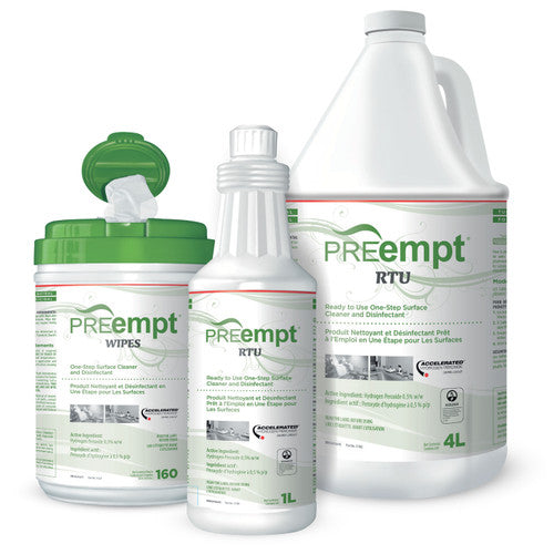 PreEmpt RTU Surface Disinfectant Liquid 1L PRE-11101 / 3.78L PRE-11105 - GREENLIFE - Cleaning & Disinfecting