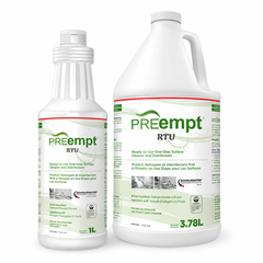 PreEmpt RTU Surface Disinfectant Liquid 1L PRE-11101 / 3.78L PRE-11105 - GREENLIFE - Cleaning & Disinfecting