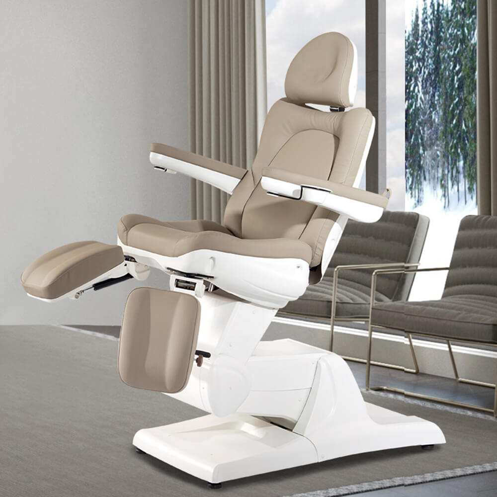 3 Motors Podiatry Chair with Hydraulic Footrest and 3D Pillow - Greenlife - Podiatry Chair