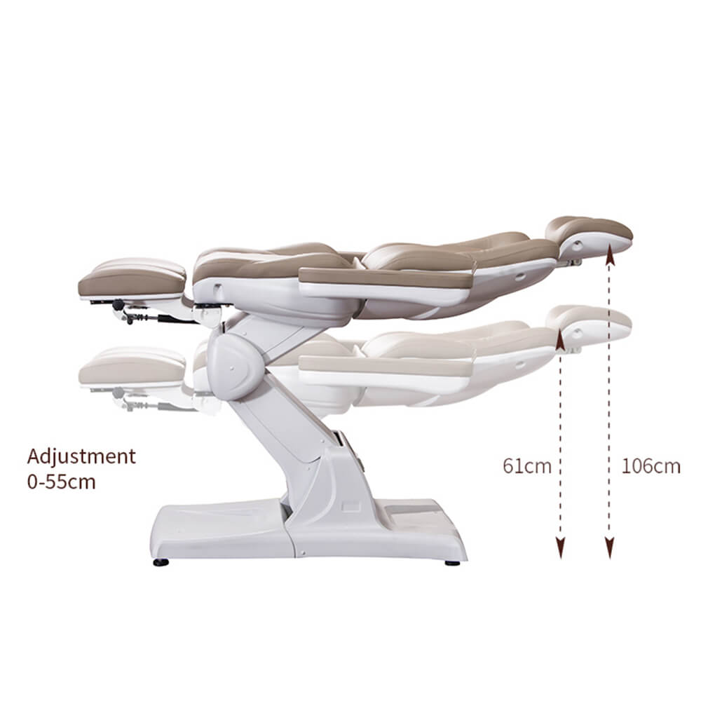 3 Motors Podiatry Chair with Hydraulic Footrest and 3D Pillow - Greenlife - Podiatry Chair
