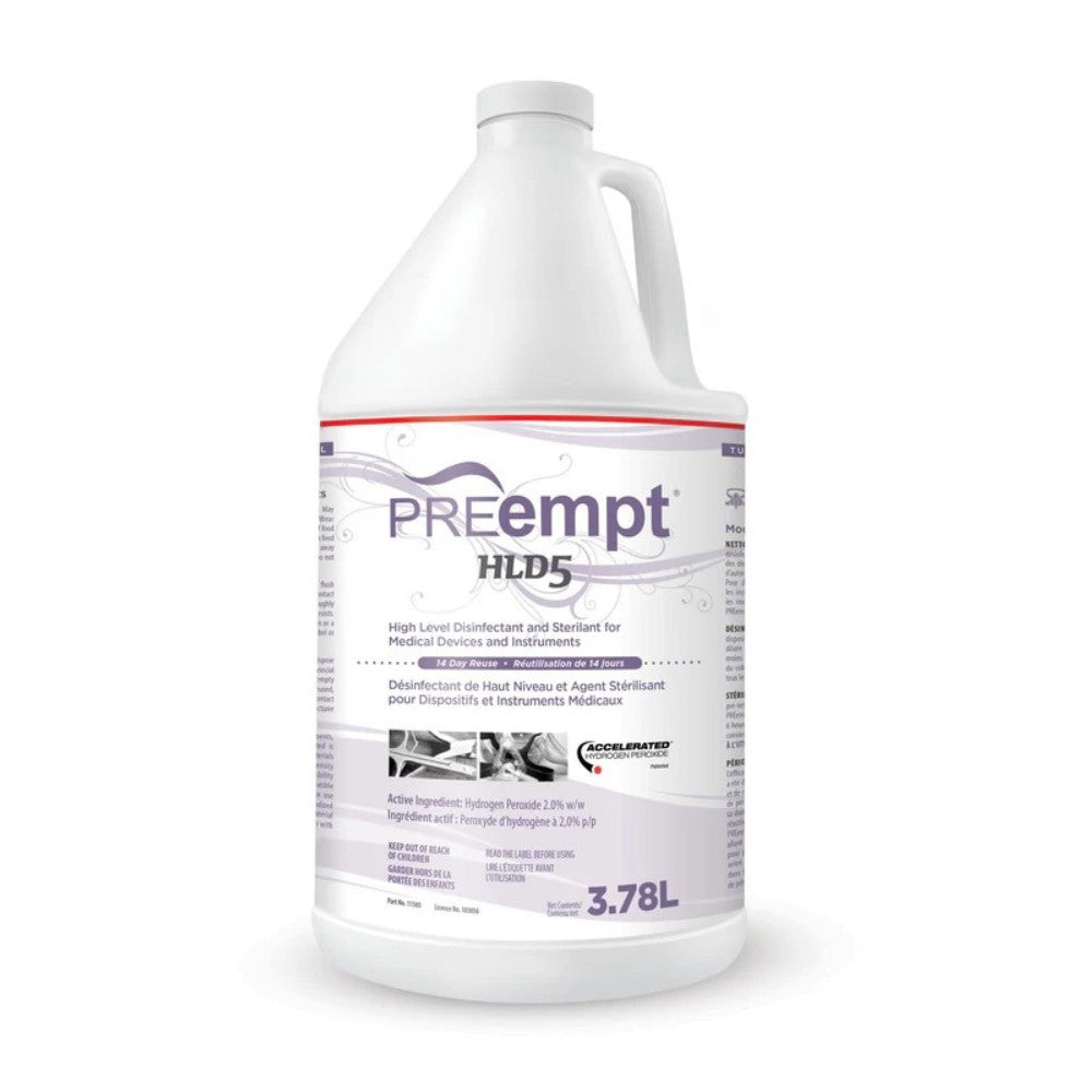 PreEmpt High Level Disinfectant and Sterilant - 1 Gallon HLD5 PRE-11505