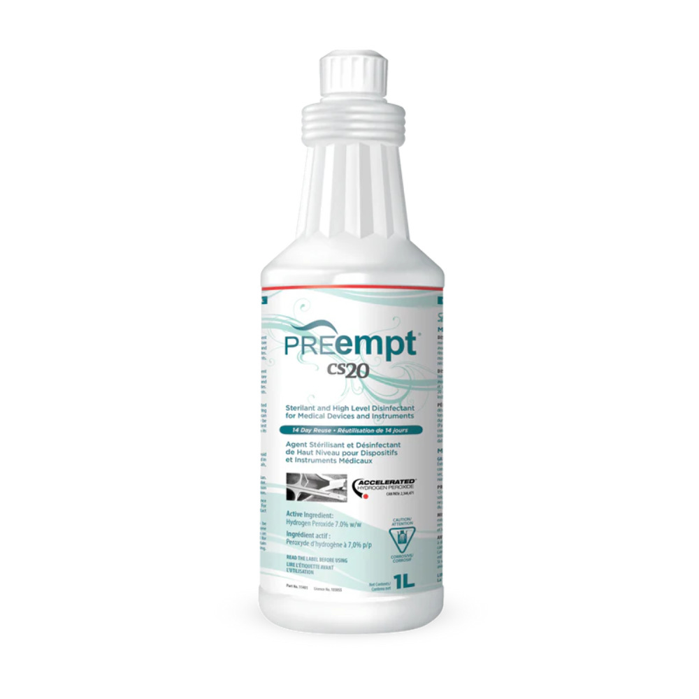 PreEmpt CS20 Sterilant and High Level Disinfectant 1L PRE-11401 / 3.78L PRE-11405 - GREENLIFE - Cleaning & Disinfecting