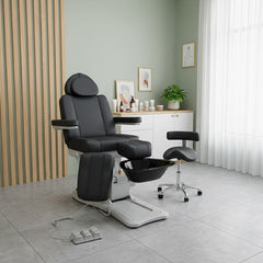 4 Motors Podiatry Chair With Split Legs And Waste Tray C513 - Greenlife - Podiatry Chair