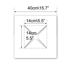 Disposable Flat Headrest Covers 100PC - Star - Greenlife Treatment-Disposable Headrest Cover