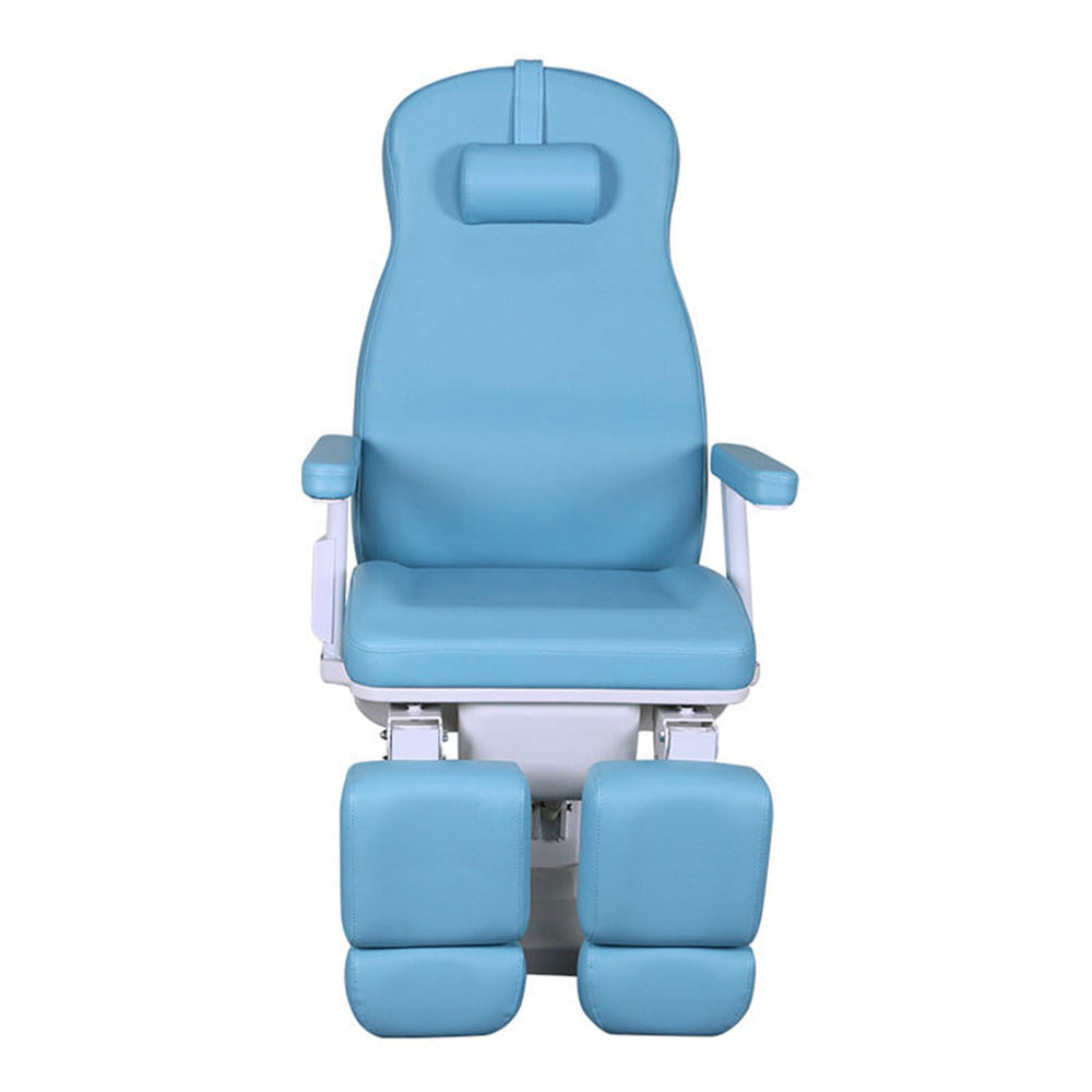 2 Motors Electric Pedicure Podiatry Chair With Usb Port Swivel Legs - Greenlife MED - Podiatry Chairs