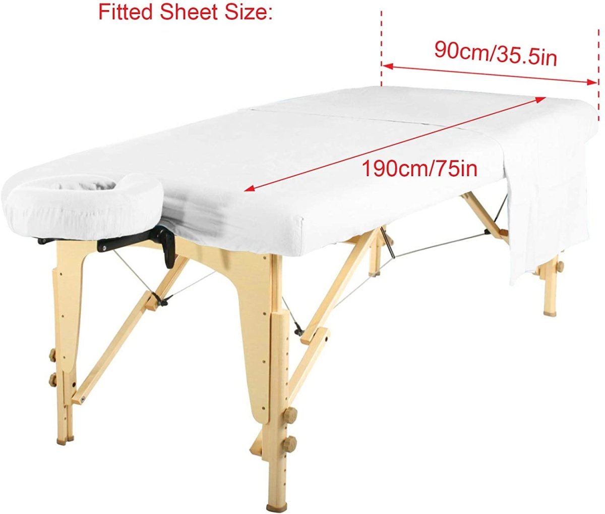 Microfiber 3 Pieces Massage Table Sheet Set - Greenlife Treatment-Massage Table Sheet